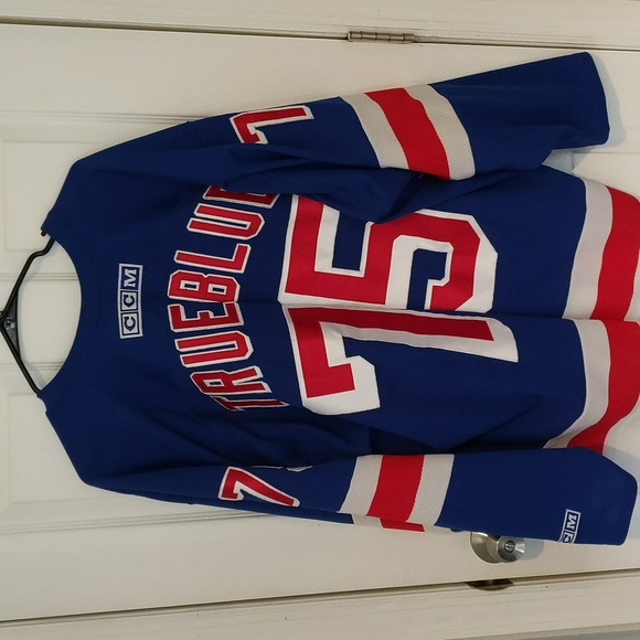 Authentic Rangers Jersey True Blue number 75 CCM size XL - Picture 9 of 11